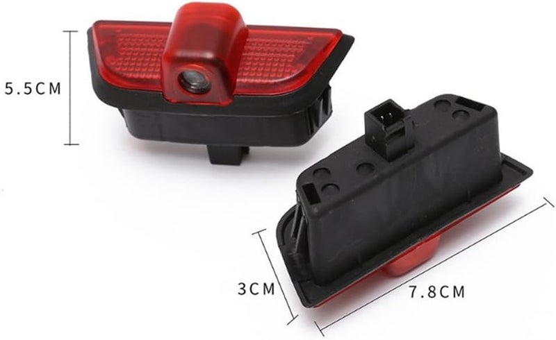 LOUEI 2pcs Door Light Logo Projector Laser Ghost Shadow Courtesy Light Compatible with Car 2008-2013 W204 C180 C200 C250 C300 C350 Sedan 4 doors.Not fit to Coupe/Convertiable 2 doors (W204) - Image 4